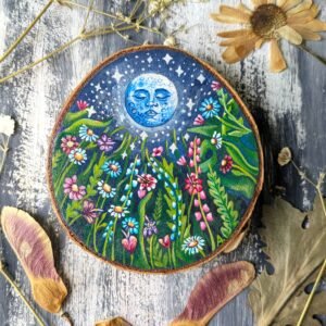 Flowers around midnight