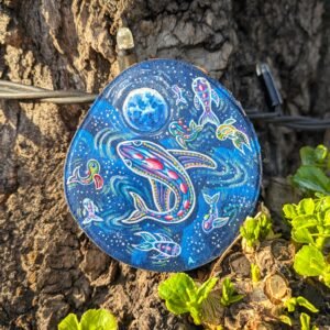 Cosmic ocean/ Ghibli forest spirits