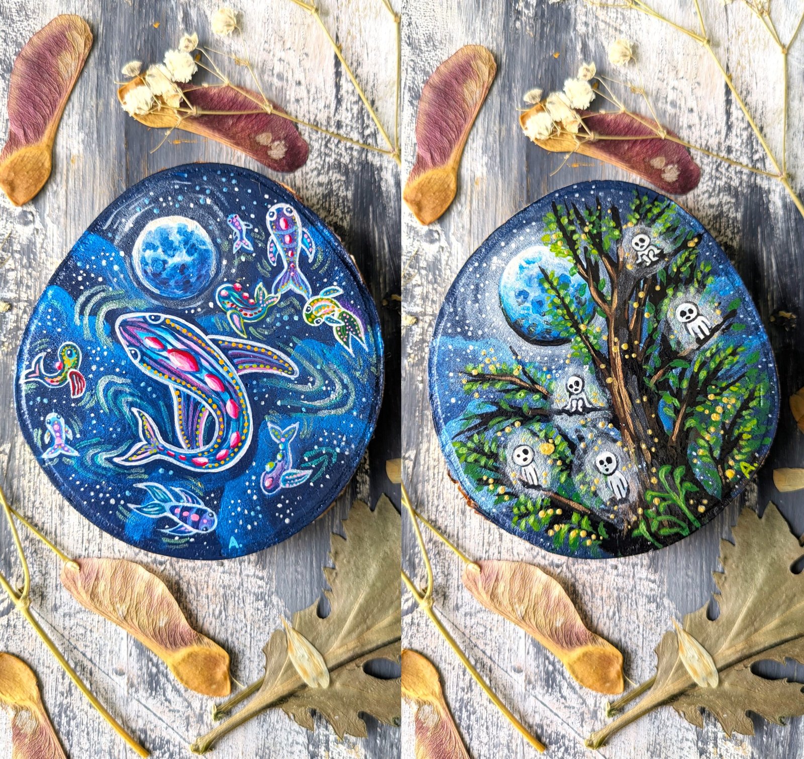 Cosmic ocean/ Ghibli forest spirits - Image 17