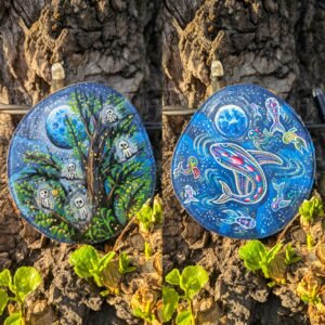 Cosmic ocean/ Ghibli forest spirits