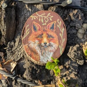 The portrait of a fox