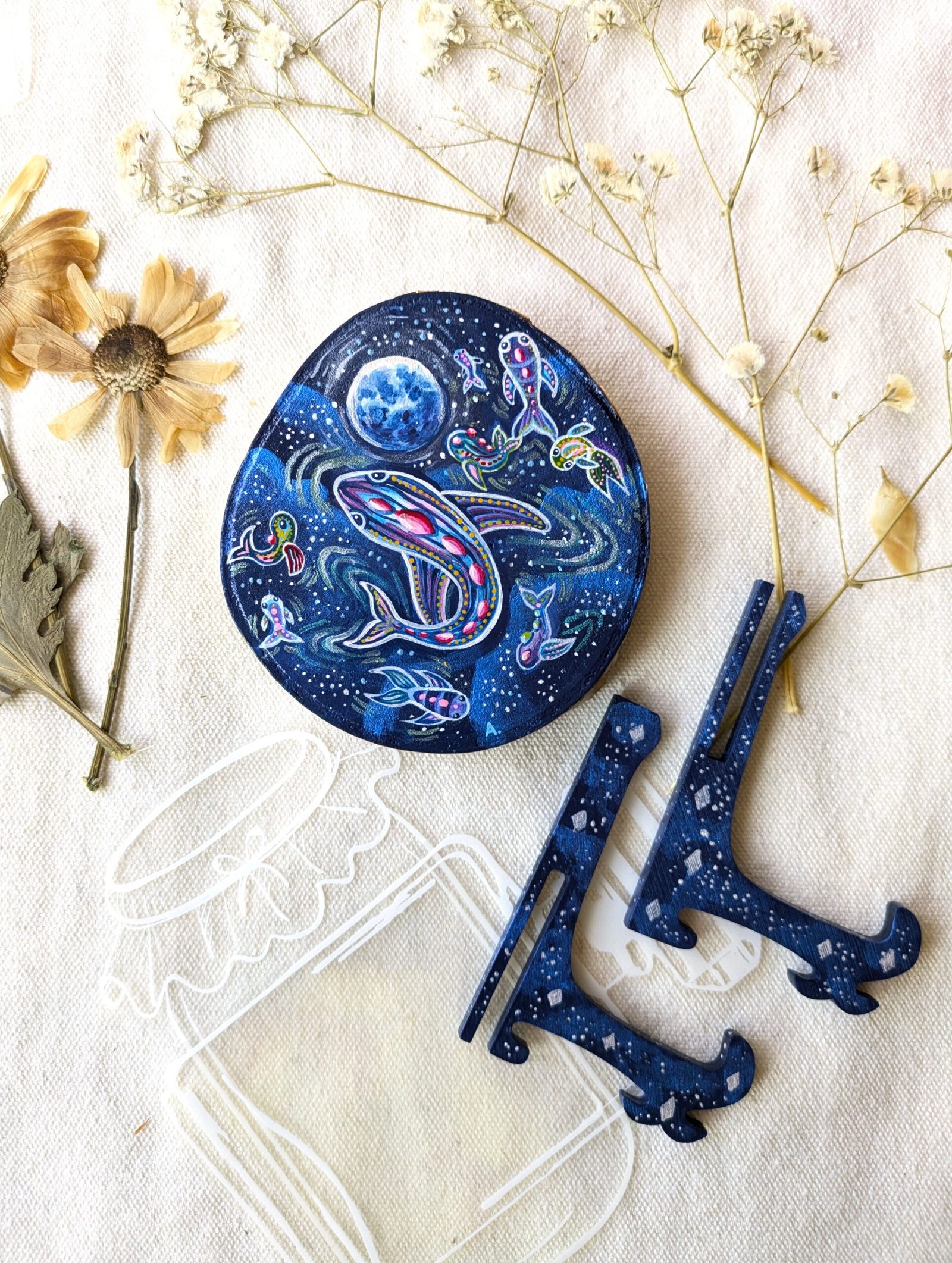 Cosmic ocean/ Ghibli forest spirits - Image 7