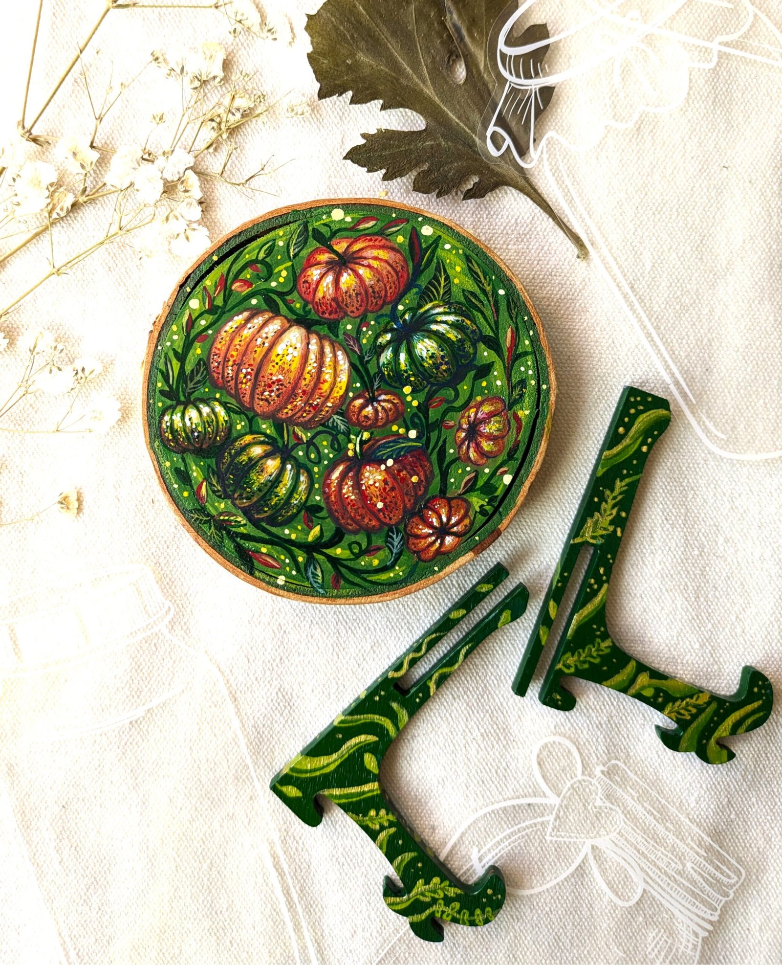 Whimsy mushrooms/ Pumpkin parade - Image 8